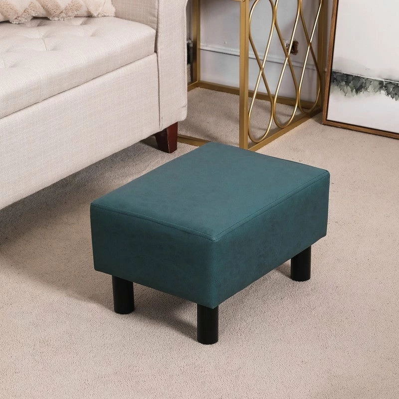 Best Sale ⌛ Adeco Rectangle Footrest Ottoman Faux Leather Foot Stool Black ✨ 15 Best Sale ⌛ Adeco Rectangle Footrest Ottoman Faux Leather Foot Stool Black ✨ - Image 13