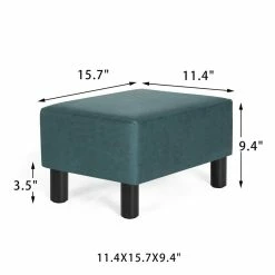 Best Sale ⌛ Adeco Rectangle Footrest Ottoman Faux Leather Foot Stool Black ✨ 31 Best Sale ⌛ Adeco Rectangle Footrest Ottoman Faux Leather Foot Stool Black ✨ -Adeco Shop Adeco Rectangle Footrest Stool Ottoman Faux Leather Foot Step 14