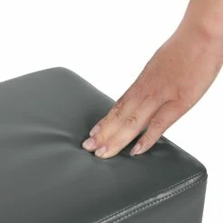 Budget 👏 Adeco Rectangle Footrest Stool Small Ottoman PU Leather Modern Style 🎁 -Adeco Shop Adeco Rectangle Footrest Stool Small Ottoman PU Leather Modern Style 7