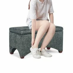 Buy ๐ Adeco Rectangle Tufted Storage Ottoman Bench Velvet Fabric Foot Rest Green ๐ 25 Buy ๐ Adeco Rectangle Tufted Storage Ottoman Bench Velvet Fabric Foot Rest Green ๐ -Adeco Shop Adeco Rectangle Tufted Storage Ottoman Bench Velvet Fabric Foot Rest 8