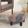 Best reviews of 🎉 Adeco Rectangular Footstool Fabric Padded Footrest Ottomans Modern Bohemia 🛒 -Adeco Shop Adeco Rectangular Footstool Fabric Padded Footrest Ottomans Modern