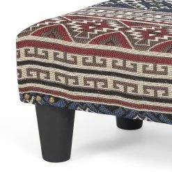 Best reviews of 🎉 Adeco Rectangular Footstool Fabric Padded Footrest Ottomans Modern Bohemia 🛒 -Adeco Shop Adeco Rectangular Footstool Fabric Padded Footrest Ottomans Modern 4