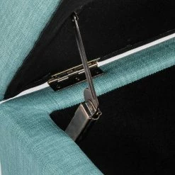 Budget ✨ Adeco Rectangular Storage Fabric Ottoman Bench Tufted Foot Rest Stool Sky Blue 🌟 20 Budget ✨ Adeco Rectangular Storage Fabric Ottoman Bench Tufted Foot Rest Stool Sky Blue 🌟 -Adeco Shop Adeco Rectangular Storage Fabric Ottoman Bench Tufted Foot Rest Stool 3