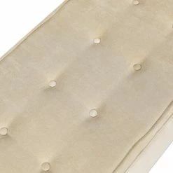 Hot Sale 🛒 Adeco Rectangular Storage Ottoman Bench Fabric Linen Footstool Assembly Required Grey 🔥 -Adeco Shop Adeco Rectangular Storage Ottoman Bench Fabric Linen Footstool Assembly Required 6