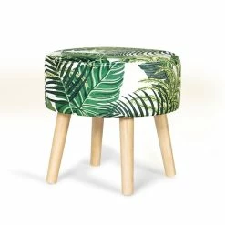 Brand new ⌛ Adeco Round Fabric Foot Stool Ottoman Soft Padded Seat Modern Footrest Green 🔔 29 Brand new ⌛ Adeco Round Fabric Foot Stool Ottoman Soft Padded Seat Modern Footrest Green 🔔 -Adeco Shop Adeco Round Fabric Foot Stool Ottoman Soft Padded Seat Modern Footrest 12