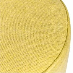 Brand new 🎁 Adeco Round Fabric Footrest Stool Ottoman Padded Seat And Wooden Legs Black/white 🎉 -Adeco Shop Adeco Round Fabric Footrest Stool Ottoman Padded Seat and Wooden Legs 6