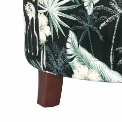 Buy 😉 Adeco Round Fabric Storage Ottoman Upholstered Footstool Removable Lid ❤️ -Adeco Shop Adeco Round Fabric Storage Ottoman Upholstered Footstool Removable Lid 8