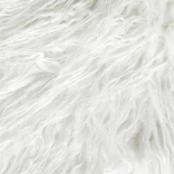 Hot Sale 💯 Adeco Round Footrest Faux Fur Ottoman Vanity Chair Fluffy Cushion White 🎁 -Adeco Shop Adeco Round Footrest Faux Fur Ottoman Vanity Chair Fluffy Cushion 7