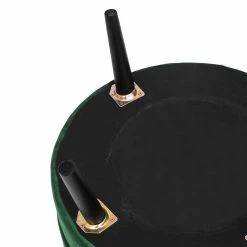 Best Pirce 👍 Adeco Round Footrest Ottoman Fabric Footstool Coffee Table Living Room Green 🌟 -Adeco Shop Adeco Round Footrest Ottoman Fabric Footstool Coffee Table Living room 14