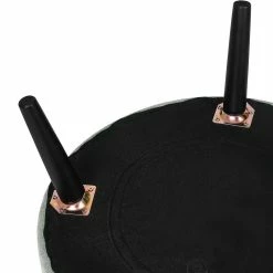 Best Pirce 👍 Adeco Round Footrest Ottoman Fabric Footstool Coffee Table Living Room Green 🌟 -Adeco Shop Adeco Round Footrest Ottoman Fabric Footstool Coffee Table Living room 4