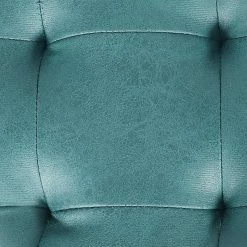 Cheapest 🌟 Adeco Round Footrest Ottoman Upholstered Tufted Faux Leather Footstools Grey 👏 -Adeco Shop Adeco Round Footrest Ottoman Upholstered Tufted Leather Footstools 16