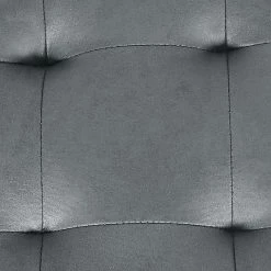 Cheapest 🌟 Adeco Round Footrest Ottoman Upholstered Tufted Faux Leather Footstools Grey 👏 -Adeco Shop Adeco Round Footrest Ottoman Upholstered Tufted Leather Footstools 21