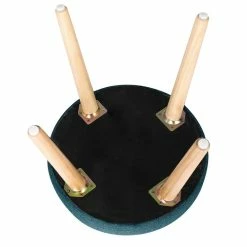 Cheap ๐ Adeco Round Linen Foot Stool Ottoman Solid Wood Legs Upholstered Grey ๐งจ 21 Cheap ๐ Adeco Round Linen Foot Stool Ottoman Solid Wood Legs Upholstered Grey ๐งจ -Adeco Shop Adeco Round Linen Foot Stool Ottoman Solid Wood Legs Upholstered 4