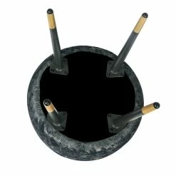 Cheap ⭐ Adeco Round Ottoman Double Layer Flannel Footrest Stool Modern Vanity 🔥 -Adeco Shop Adeco Round Ottoman Double Layer Flannel Footrest Stool Modern Vanity 7