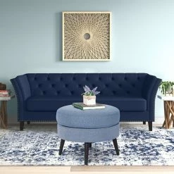 Wholesale 🔥 Adeco Round Ottoman Fabric Footrest Footstools For Bedroom Living Room 🛒 27 Wholesale 🔥 Adeco Round Ottoman Fabric Footrest Footstools For Bedroom Living Room 🛒 -Adeco Shop Adeco Round Ottoman Fabric Footrest Footstools for Bedroom Living Room 12