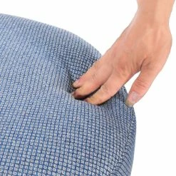 Wholesale 🔥 Adeco Round Ottoman Fabric Footrest Footstools For Bedroom Living Room 🛒 21 Wholesale 🔥 Adeco Round Ottoman Fabric Footrest Footstools For Bedroom Living Room 🛒 -Adeco Shop Adeco Round Ottoman Fabric Footrest Footstools for Bedroom Living Room 6