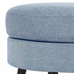 Wholesale 🔥 Adeco Round Ottoman Fabric Footrest Footstools For Bedroom Living Room 🛒 22 Wholesale 🔥 Adeco Round Ottoman Fabric Footrest Footstools For Bedroom Living Room 🛒 -Adeco Shop Adeco Round Ottoman Fabric Footrest Footstools for Bedroom Living Room 7