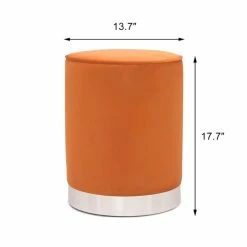 Best reviews of ๐ฏ Adeco Round Ottoman Footstool Velvet Padded Vanity Stool Silver Trim Yellow ๐ 19 Best reviews of ๐ฏ Adeco Round Ottoman Footstool Velvet Padded Vanity Stool Silver Trim Yellow ๐ -Adeco Shop Adeco Round Ottoman Footstool Velvet Padded Vanity Stool Silver Trim 2