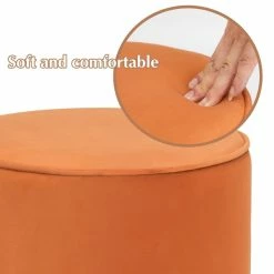 Best reviews of ๐ฏ Adeco Round Ottoman Footstool Velvet Padded Vanity Stool Silver Trim Yellow ๐ 20 Best reviews of ๐ฏ Adeco Round Ottoman Footstool Velvet Padded Vanity Stool Silver Trim Yellow ๐ -Adeco Shop Adeco Round Ottoman Footstool Velvet Padded Vanity Stool Silver Trim 3
