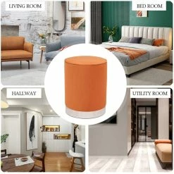Best reviews of ๐ฏ Adeco Round Ottoman Footstool Velvet Padded Vanity Stool Silver Trim Yellow ๐ 22 Best reviews of ๐ฏ Adeco Round Ottoman Footstool Velvet Padded Vanity Stool Silver Trim Yellow ๐ -Adeco Shop Adeco Round Ottoman Footstool Velvet Padded Vanity Stool Silver Trim 5