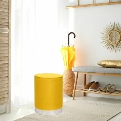 Best reviews of ๐ฏ Adeco Round Ottoman Footstool Velvet Padded Vanity Stool Silver Trim Yellow ๐ 25 Best reviews of ๐ฏ Adeco Round Ottoman Footstool Velvet Padded Vanity Stool Silver Trim Yellow ๐ -Adeco Shop Adeco Round Ottoman Footstool Velvet Padded Vanity Stool Silver Trim 8