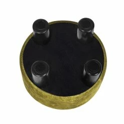 Best deal 👍 Adeco Round Ottoman PU Leather Footrest Modern Padded Chair Footstool ⭐ -Adeco Shop Adeco Round Ottoman PU Leather Footrest Modern Padded Chair Footstool 10