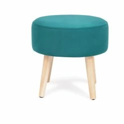 Top 10 🤩 Adeco Round Padded Footstool Velvet Vanity Ottoman Foot Rests 🎉 -Adeco Shop Adeco Round Padded Footstool Velvet Vanity Ottoman Foot Rests 2