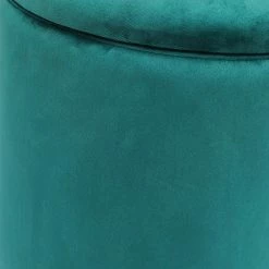 Buy 👍 Adeco Round Storage Ottoman Footstool Rest Velvet Gold Plating Base Yellow ❤️ -Adeco Shop Adeco Round Storage Ottoman Footstool Rest Velvet Gold Plating Base 10