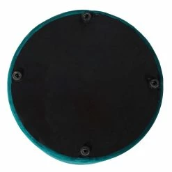 Best Pirce 👏 Adeco Round Storage Ottoman Velvet Footrest Stool With Removable Lid Orange 🎁 -Adeco Shop Adeco Round Storage Ottoman Velvet Footrest Stool With Removable Lid 5