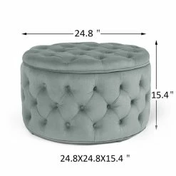 Wholesale ๐ฏ Adeco Round Velvet Button Tufted Storage Ottoman, Footrest Footstool Orange โญ 29 Wholesale ๐ฏ Adeco Round Velvet Button Tufted Storage Ottoman, Footrest Footstool Orange โญ -Adeco Shop Adeco Round Velvet Button Tufted Storage Ottoman2C Footrest Footstool 12