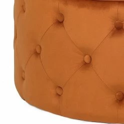 Wholesale ๐ฏ Adeco Round Velvet Button Tufted Storage Ottoman, Footrest Footstool Orange โญ 23 Wholesale ๐ฏ Adeco Round Velvet Button Tufted Storage Ottoman, Footrest Footstool Orange โญ -Adeco Shop Adeco Round Velvet Button Tufted Storage Ottoman2C Footrest Footstool 6