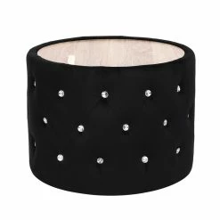 Hot Sale 💯 Adeco Round Velvet Large Storage Ottoman Function Footrest For Bedroom ⭐ -Adeco Shop Adeco Round Velvet Large Storage Ottoman Function Footrest For Bedroom 4