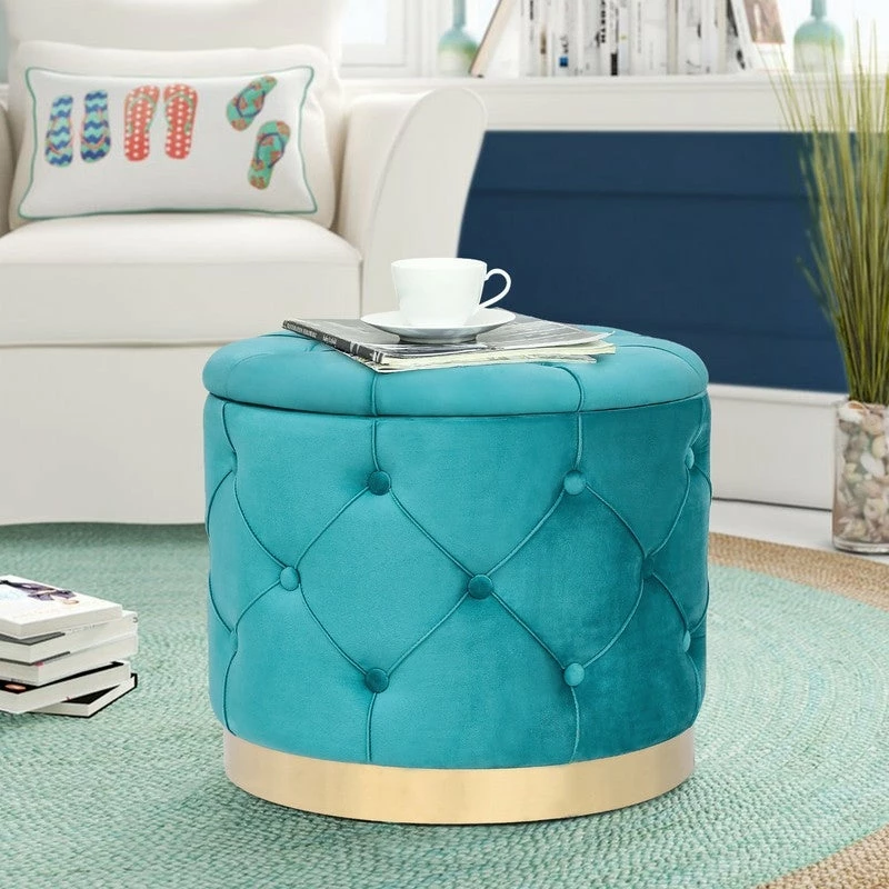 Best Pirce ๐ Adeco Round Velvet Multi-Function Vanity Footstool Storage Ottoman Orange ๐ฏ 13 Best Pirce ๐ Adeco Round Velvet Multi-Function Vanity Footstool Storage Ottoman Orange ๐ฏ - Image 11