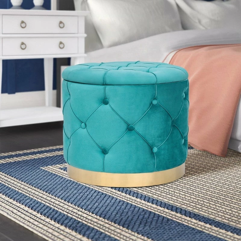 Best Pirce ๐ Adeco Round Velvet Multi-Function Vanity Footstool Storage Ottoman Orange ๐ฏ 15 Best Pirce ๐ Adeco Round Velvet Multi-Function Vanity Footstool Storage Ottoman Orange ๐ฏ - Image 13