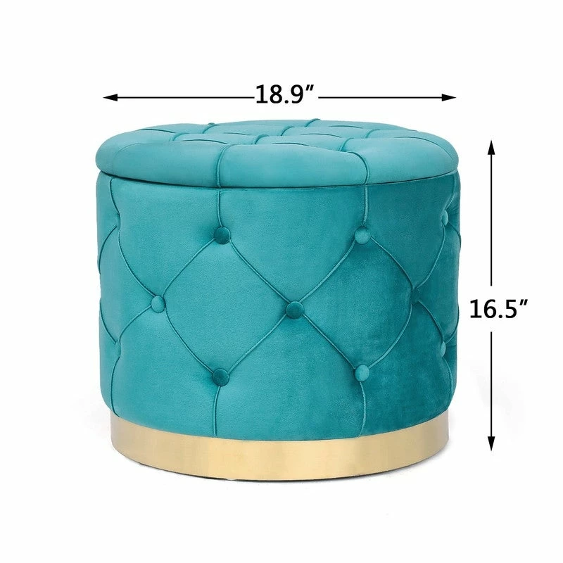 Best Pirce ๐ Adeco Round Velvet Multi-Function Vanity Footstool Storage Ottoman Orange ๐ฏ 17 Best Pirce ๐ Adeco Round Velvet Multi-Function Vanity Footstool Storage Ottoman Orange ๐ฏ - Image 15