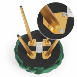 Best reviews of 😉 Adeco Round Velvet Ottoman Foot Rest Stool Blue ✔️ -Adeco Shop Adeco Round Velvet Ottoman Foot Rest Stool Vanity Stool 7