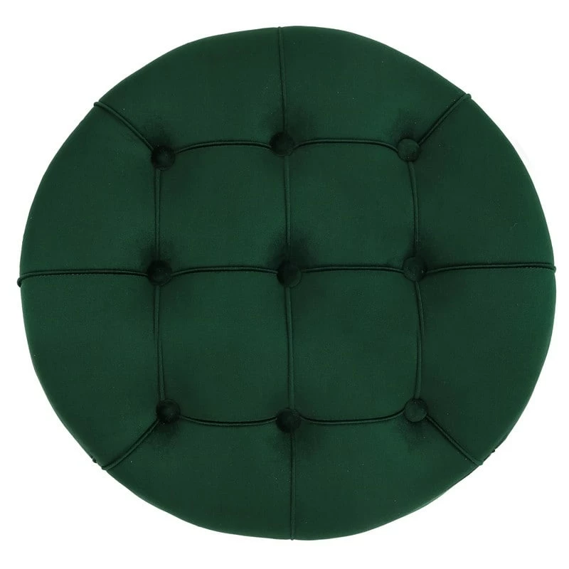 Best Sale 💯 Adeco Round Velvet Storage Ottoman Multi-Function Vanity Footstool Pink ❤️ 15 Best Sale 💯 Adeco Round Velvet Storage Ottoman Multi-Function Vanity Footstool Pink ❤️ - Image 13