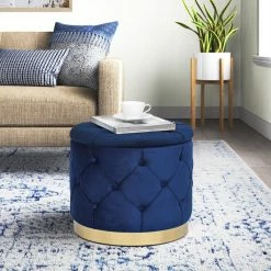 Best Sale 💯 Adeco Round Velvet Storage Ottoman Multi-Function Vanity Footstool Pink ❤️ 31 Best Sale 💯 Adeco Round Velvet Storage Ottoman Multi-Function Vanity Footstool Pink ❤️ -Adeco Shop Adeco Round Velvet Storage Ottoman Multi Function Vanity Footstool 14