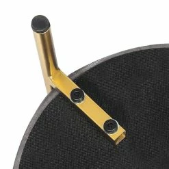 Top 10 🌟 Adeco Round Velvet Storage Ottoman, Footrest Accent Support Metal Legs 👍 -Adeco Shop Adeco Round Velvet Storage Ottoman2C Footrest Accent Support Metal Legs 5