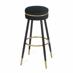 Discount 🥰 Adeco Set Of 2 Bar Stools, Round Counter Height Stools Modern Footrest Mulit 🔔 -Adeco Shop Adeco Set of 2 Bar Stools2C Round Counter Height Stools Modern Footrest 12