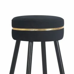 Discount 🥰 Adeco Set Of 2 Bar Stools, Round Counter Height Stools Modern Footrest Mulit 🔔 -Adeco Shop Adeco Set of 2 Bar Stools2C Round Counter Height Stools Modern Footrest 14