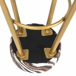 Discount 🥰 Adeco Set Of 2 Bar Stools, Round Counter Height Stools Modern Footrest Mulit 🔔 -Adeco Shop Adeco Set of 2 Bar Stools2C Round Counter Height Stools Modern Footrest 8