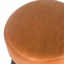 Brand new 🥰 Adeco Set Of 2 Bar Stools, Round Counter Height Stools With Footrest Blue ⌛ -Adeco Shop Adeco Set of 2 Bar Stools2C Round Counter Height Stools with Footrest 6