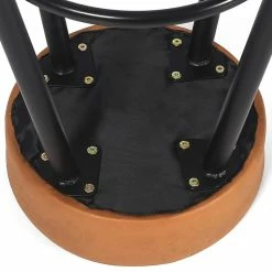 Brand new 🥰 Adeco Set Of 2 Bar Stools, Round Counter Height Stools With Footrest Blue ⌛ -Adeco Shop Adeco Set of 2 Bar Stools2C Round Counter Height Stools with Footrest 7