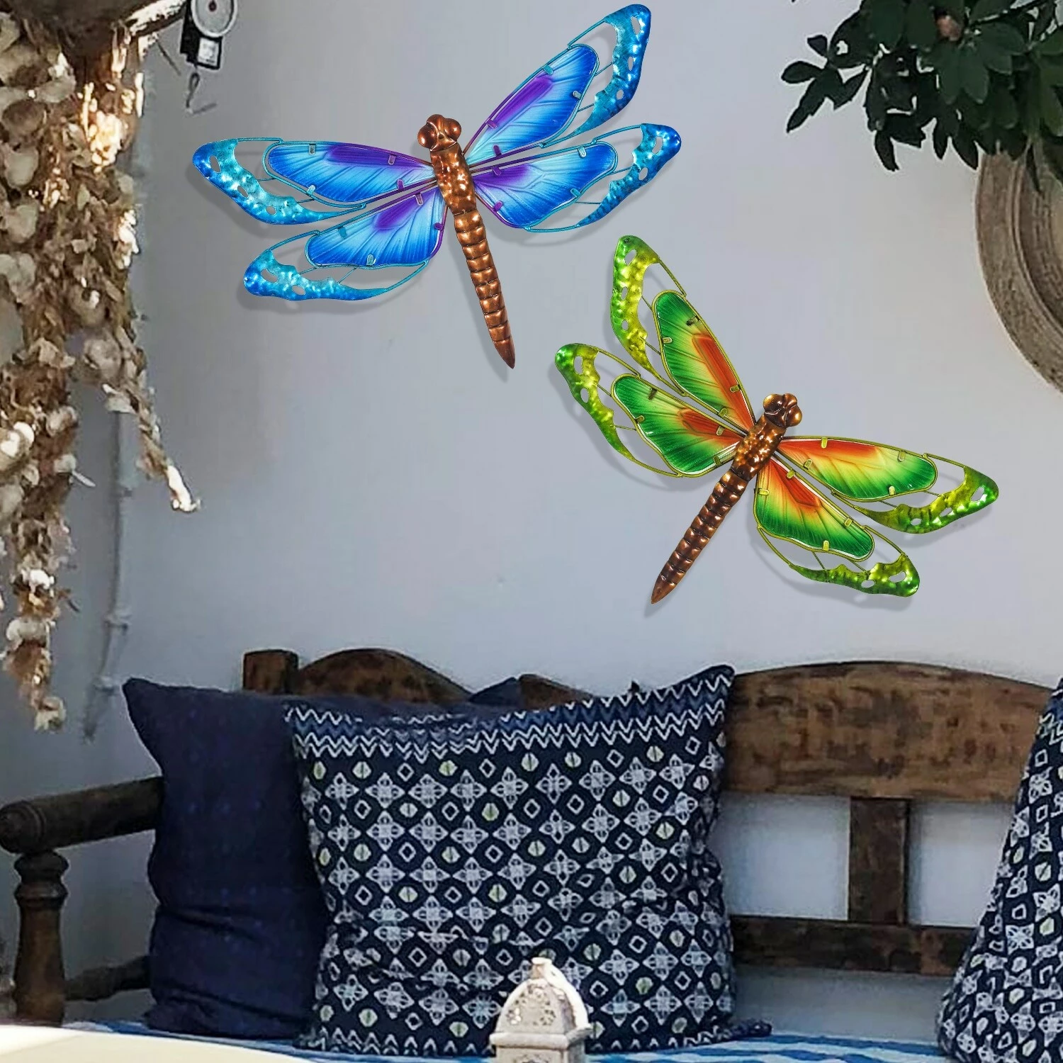 Outlet π― Adeco Set Of 2 Metal Dragonfly Wall Decor Sculptures π 7 Outlet π― Adeco Set Of 2 Metal Dragonfly Wall Decor Sculptures π - Image 5