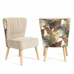 Buy 🥰 Adeco Set Of 2 Velvet Accent Chair Wood Living Room Chairs - 22.02"(L)x 23.62"(W)x 30.51"(H) Light Green 😀 -Adeco Shop Adeco Set of 2 Velvet Accent Chair Wood Living Room Chairs 3