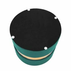 Coupon โ Adeco Set Of 2 Velvet Storage Round Ottoman Foot Stool Metal Band Grey ๐ 25 Coupon โ Adeco Set Of 2 Velvet Storage Round Ottoman Foot Stool Metal Band Grey ๐ -Adeco Shop Adeco Set of 2 Velvet Storage Round Ottoman Foot Stool Metal Band 8