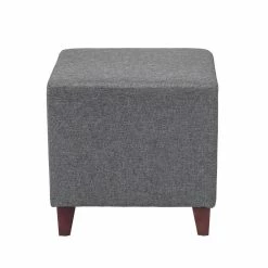 Buy 🎁 Adeco Simple British Style Cube Ottoman Footstool 👏 -Adeco Shop Adeco Simple British Style Cube Ottoman Footstool 8