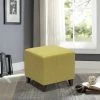 Best reviews of 💯 Adeco Simple British Style Cube Ottoman Footstool, 16x16x16, Fresh Lemon 🎉 -Adeco Shop Adeco Simple British Style Cube Ottoman Footstool2C 16x16x162C Fresh Lemon