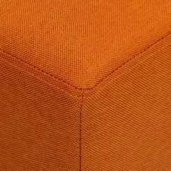 Best Pirce 👏 Adeco Simple British Style Passionate Orange Cube Ottoman Footstool 🎁 -Adeco Shop Adeco Simple British Style Passionate Orange Cube Ottoman Footstool 6